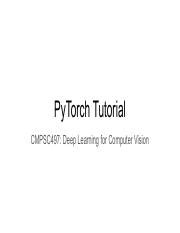 Using Pytorch Tutorial 的图像结果