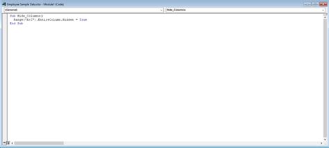 Image result for Use Command Button to Hide Columns Using VBA in Excel