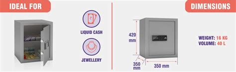 Godrej Forte Pro 40 Litres Digital Electronic Safe Locker for Home ...