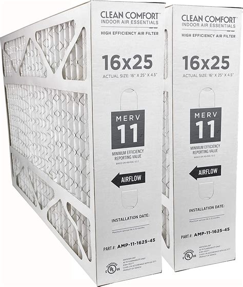 YYOJ Clean Comfort Media Air Filter MERV 11 Appliance Air Filters, 16 ...
