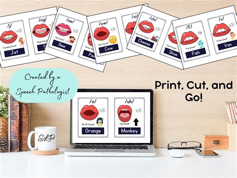 37 Articulation Cue Cards, Speech Sound Flashcards, Speech Therapy ...