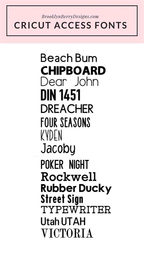 Best Free Fonts For Cricut It Also Includes Some Alternates So You Can ...