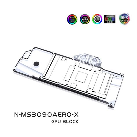 Buy GPU Water Block for MSI Geforce RTX 3090 Aero 24G Graphics Card ...