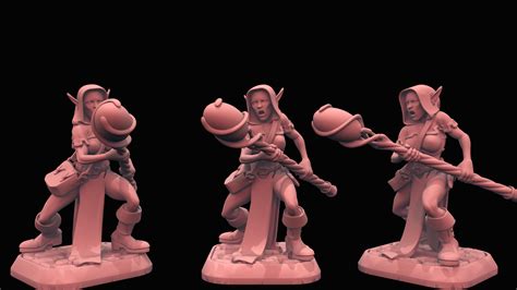 Archivo STL Elaina la Maga Elfa 01+Bolsa 🎲・Objeto imprimible en 3D para ...