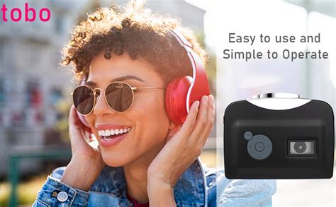 Tobo Cassette Player, Portable Cassette to MP3 Converter Retro Walkman ...