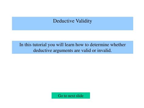 Deductive Valid Argument Example 的图像结果