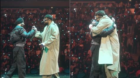 Watch: Diljit Dosanjh, Badshah share stage for 1st time, rapper gets ...