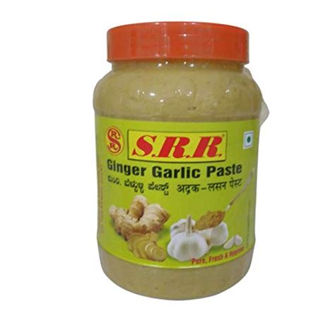 S.R.R Masala Authentic Premium Ginger Garlic Paste 500 Grams - No Added ...