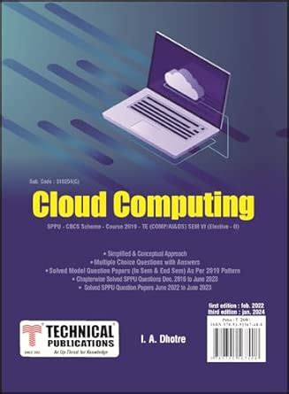 Cloud Computing for SPPU 19 Course (TE - SEM VI - COMP - 310254(C ...