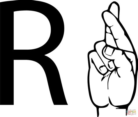 Image result for R Sign Language