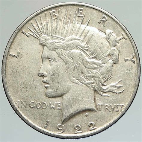 1922 Silver Dollar Value: are "D", "S", No mint mark worth money?