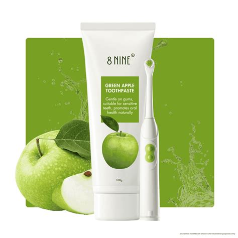 Refreshing Green Apple Toothpaste – 8NINE