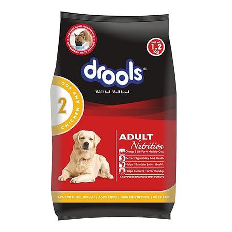 Drools Chicken and Egg Adult Dog Food , 1.2kg : Amazon.in: Pet Supplies