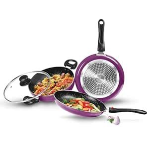 Buy MILTON Pro cook Kitchen Jewel Set of 3 Non Stick Cookware ...