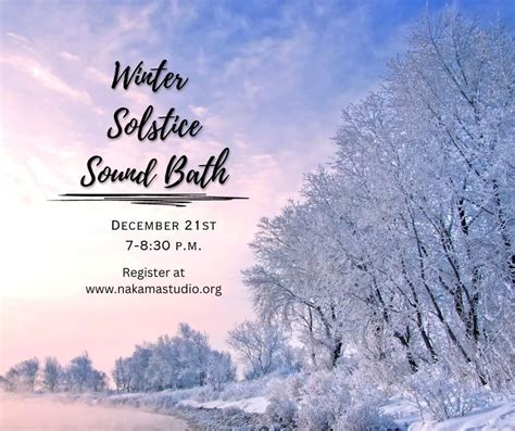 Winter Solstice Sound Bath , Nakama Studio Cincy, Ft Mitchell, December ...