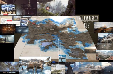 Final Fantasy XV Eos World Map : r/FFXV