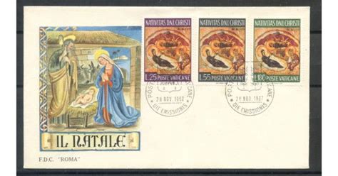 1967 - VATICANO - NATALE - BUSTA FDC ROMA - LOTTO/27641