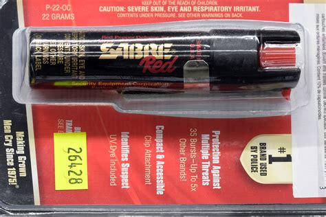 Sabre Red Pepper Spray – RENE HILD TACTICAL WAFFENGESCHÄFT SCHIESSKELLERer