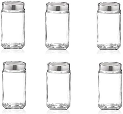 Buy Treo Cube Jar 2250ml Storage Container - Transparent , 6 Pcs ...