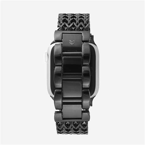 Madrid Bracelet Apple Watch Band - Black - The Salty Fox