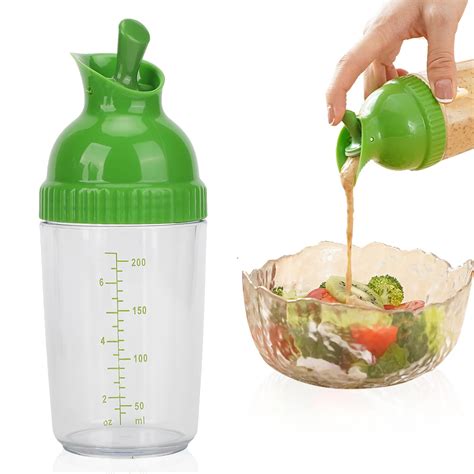 Amazon.com: VINGVO 200ml Salad Dressing Container, Condiment Bottles ...