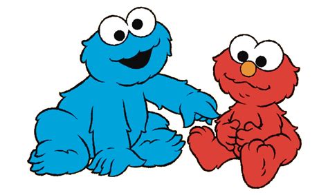 Baby Elmo and Cookie Monster PNG by mcdnalds2016 on DeviantArt