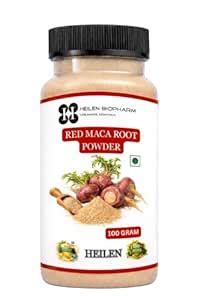 Heilen Biopharm Red Maca Root Powder 100 g | Natural Superfood Root ...