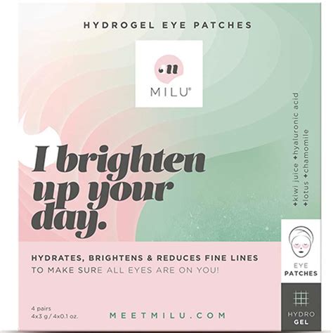 MILU I Brighten Up Your Day Hydrogel Eye Patches | lyko.com