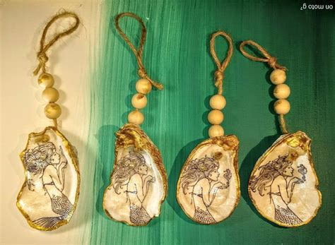 $25pp Mermaid Seashell Bottle Decor/ Ornaments/Souvenirs, Coastal ...