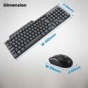 ZEBRONICS JUDWAA 555 Combo Mouse and Wired USB Standard Laptop Keyboard ...