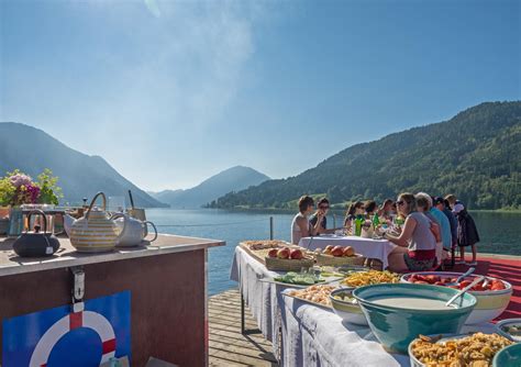 Frühstücksfloss | TVB Weissensee in Kärnten