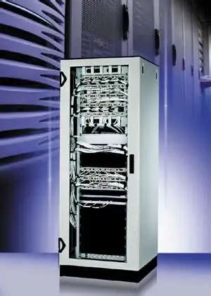 Schroff : Networking cabinet provides wide choice of cable-management ...