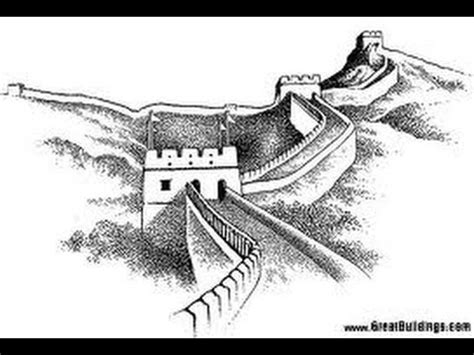Techniques To Draw The Great Wall Of China - YouTube