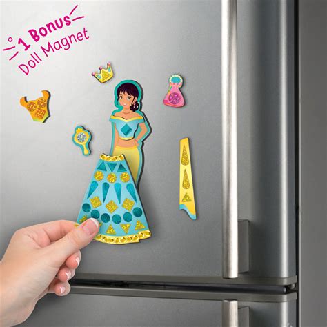 DIY Magnetic Dress Up - Indian Princess – Imagimake