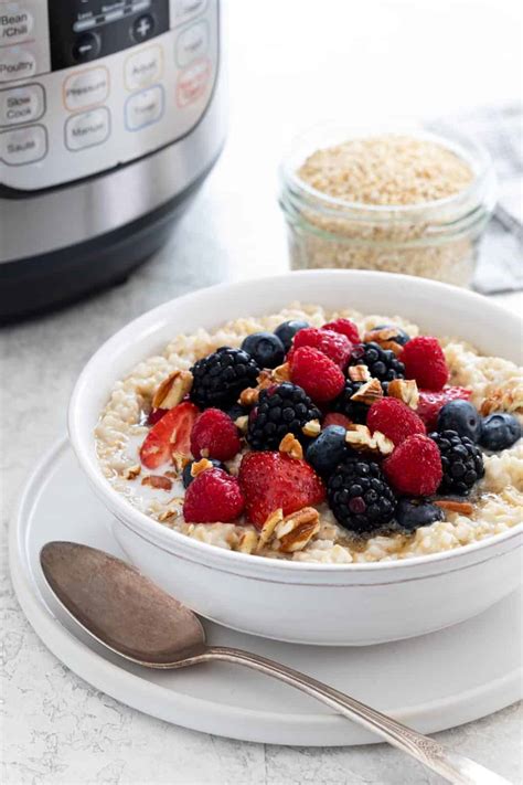Instant Pot Steel Cut Oats - Jessica Gavin