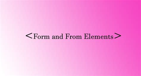 Image result for HTML Form Basic Structure