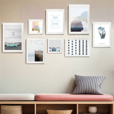 Gallery Wall, Photo Frames, Collage Art Print, Large Painting, Wall ...