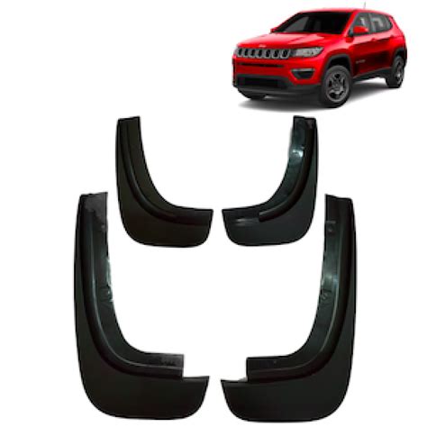 Premium Quality Non Breakable Plastic Car Mud Flaps for Jeep Compass ...