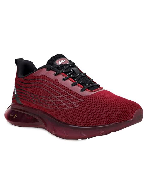 Buy Running Shoes For Men: Kizerwine-Blk | Campus Shoes
