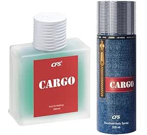 Buy CFS Cargo Blue EDP Long Lasting Perfume & Cargo Blue Deodorant Body ...