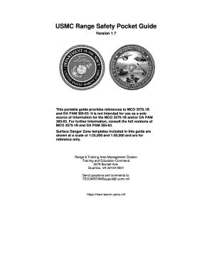 Range Safety Pocket Guide - Fill and Sign Printable Template Online