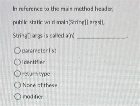 Image result for Main Method Header