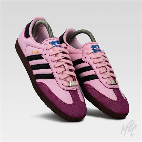 Pink Dip Dye - Adidas Samba Custom Trainers in 2025 | Adidas shoes ...