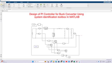 Design of PI Controller for Buck Converter Using system identification ...
