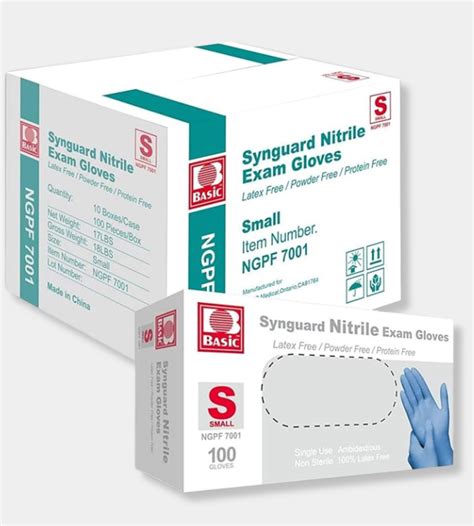 Synguard Nitrile Exam Gloves