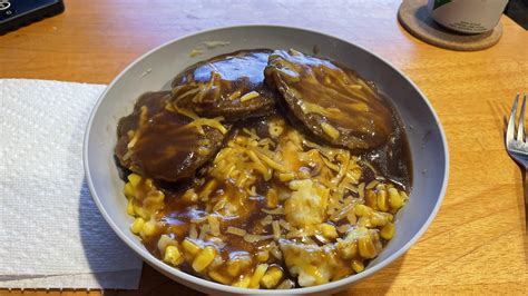 KFC Famous Bowl but with frozen Salisbury steak : r/shittyfoodporn