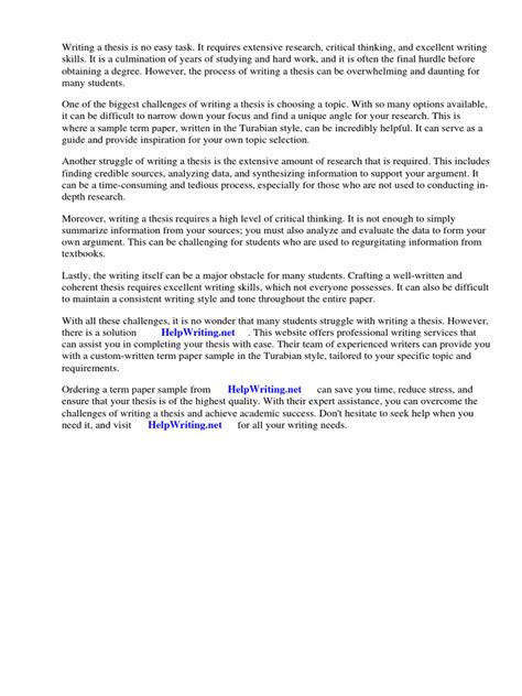 Image result for Turabian Format Paper Example