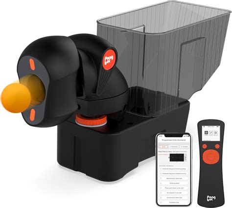 PONGBOT Table Tennis Robot, Portable Ping Pong Machine, APP Control ...