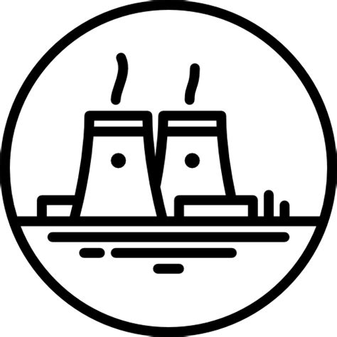 Nuclear Plant - Free buildings icons