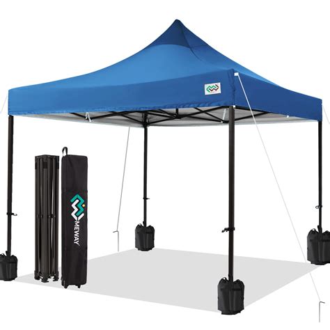 Buy MEWAY Upgraded Pop Up Canopy Tent 10x10FT, Heavy Duty Outdoor ...